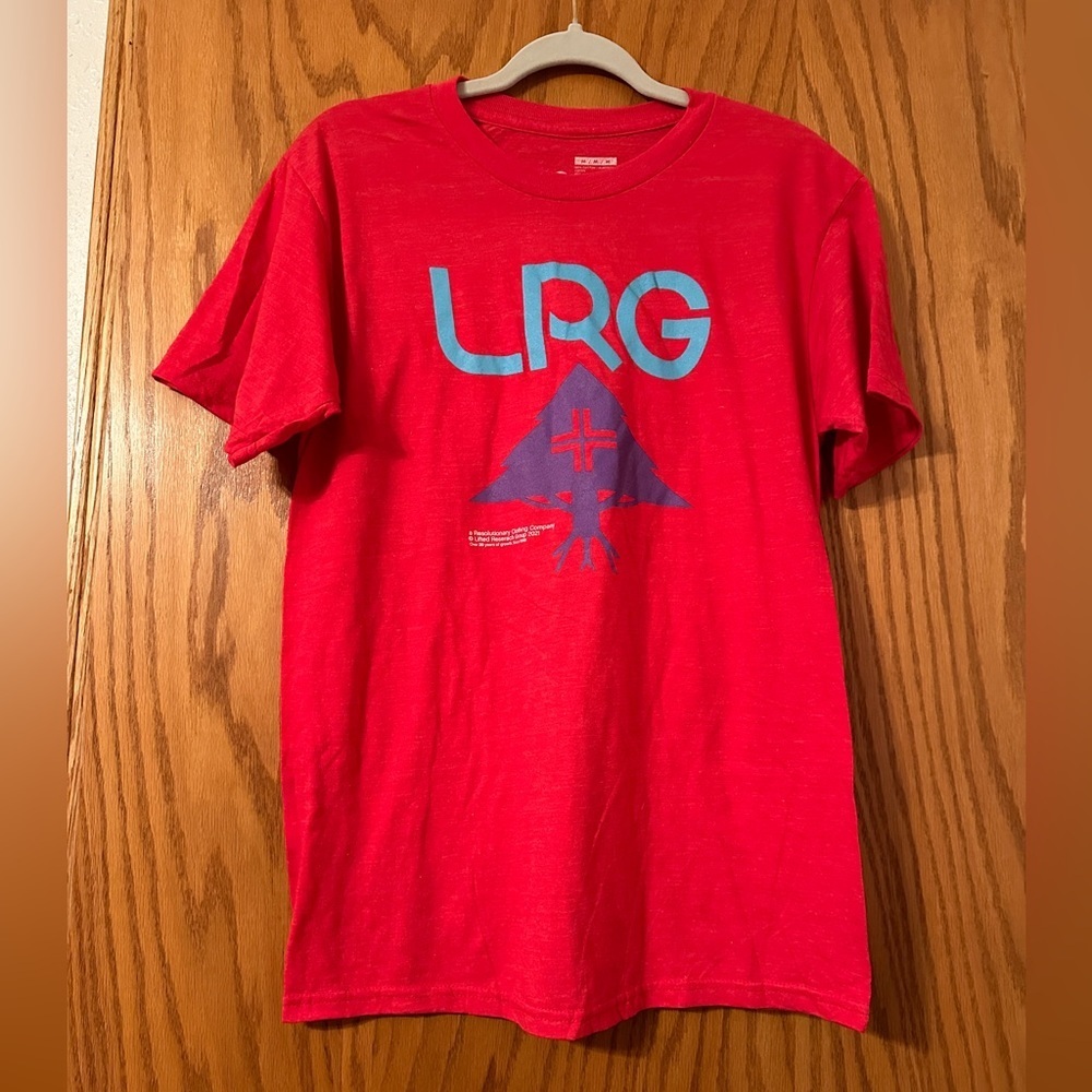 LRG 20 Stack Logo Graphic Tee - NWOT - Size M